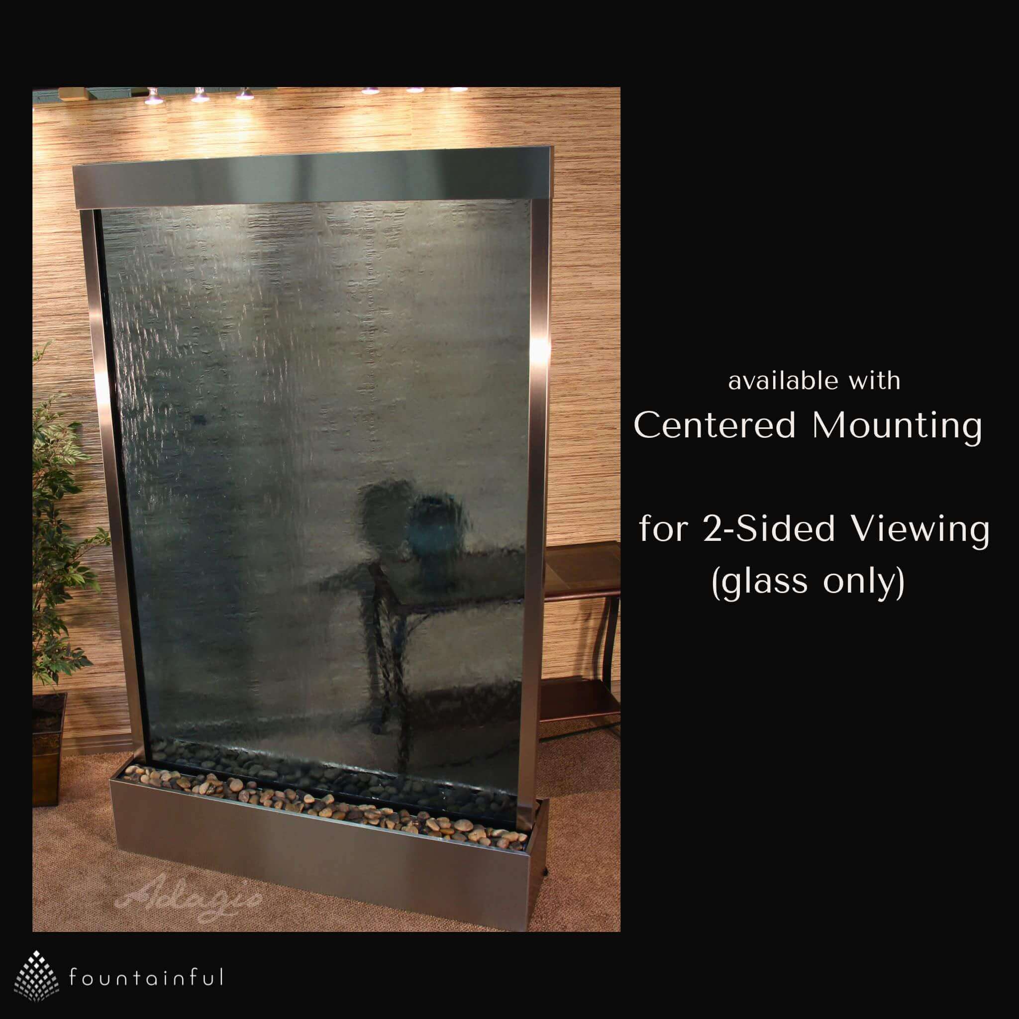 Grandeur River Freestanding Water Wall Fountain - Thumbnail 2