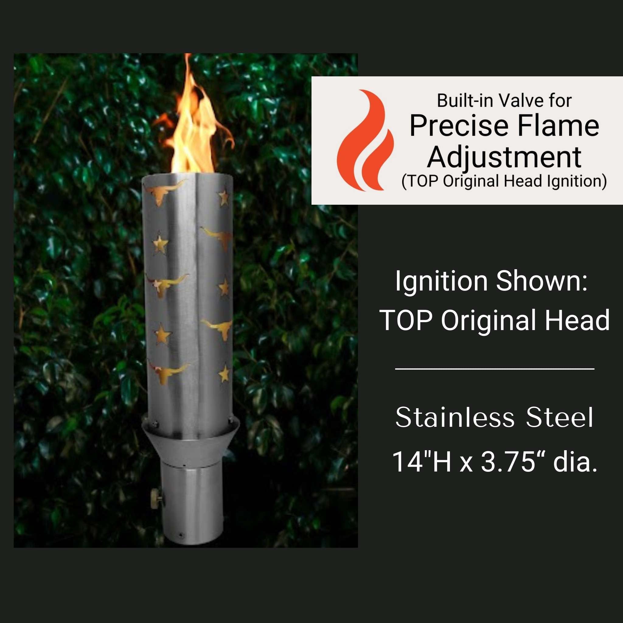 Bull & Star Fire Torch - Stainless Steel - The Outdoor Plus
