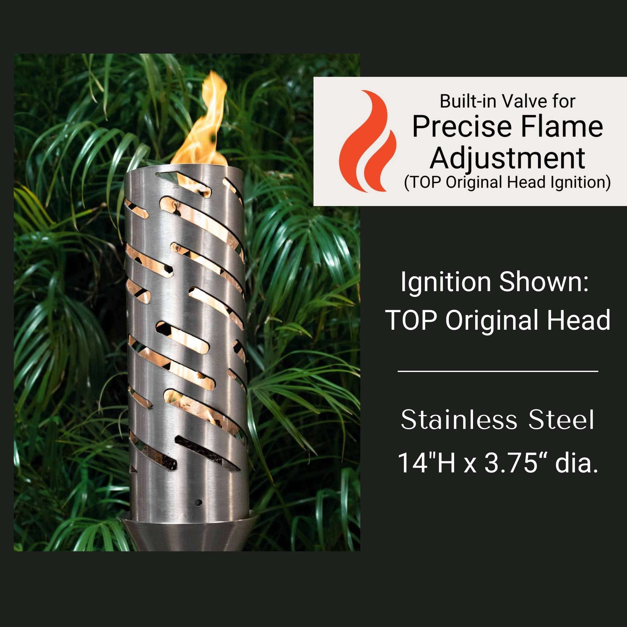 Comet Fire Torch - Stainless Steel - The Outdoor Plus