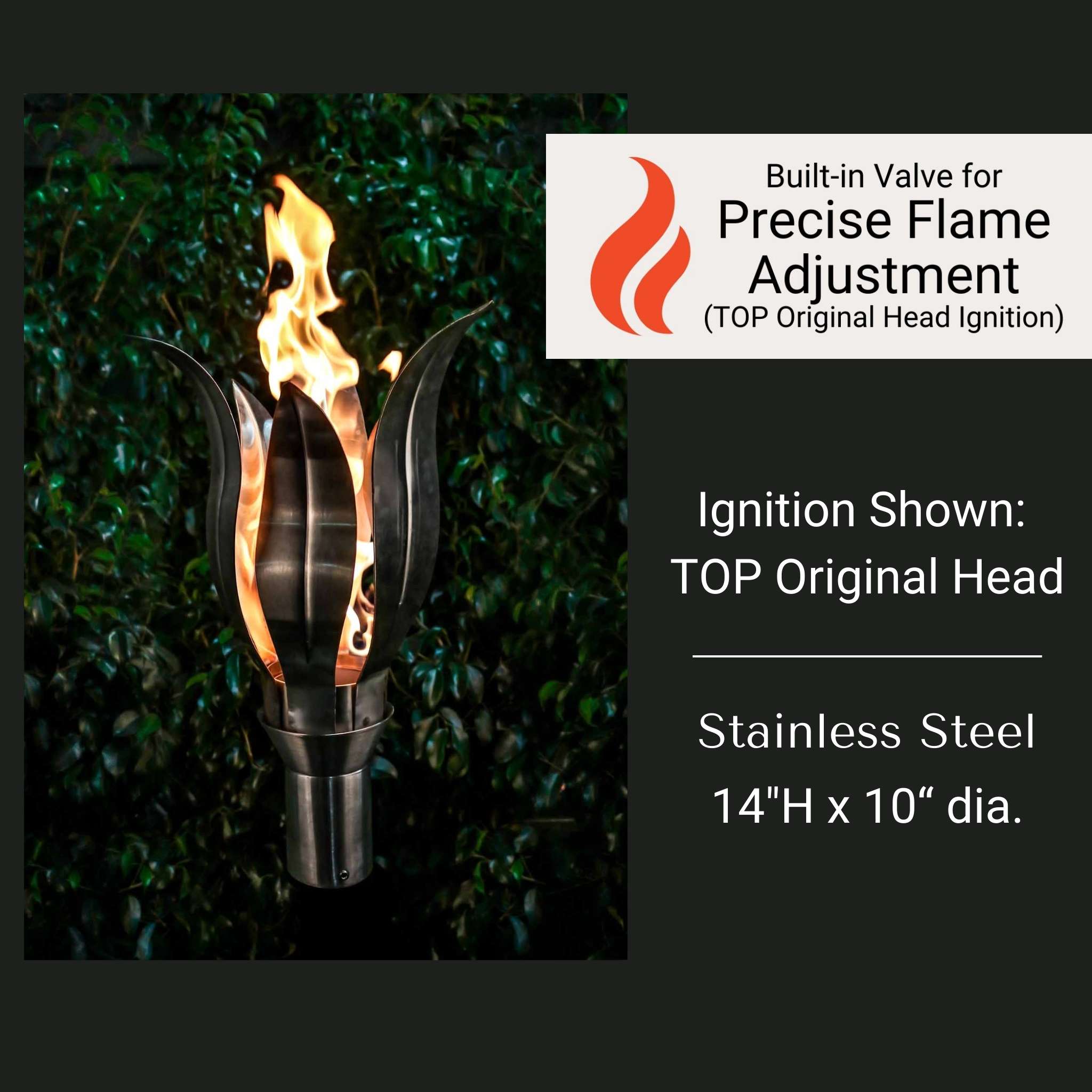 Flower Fire Torch - Stainless Steel - The Outdoor Plus