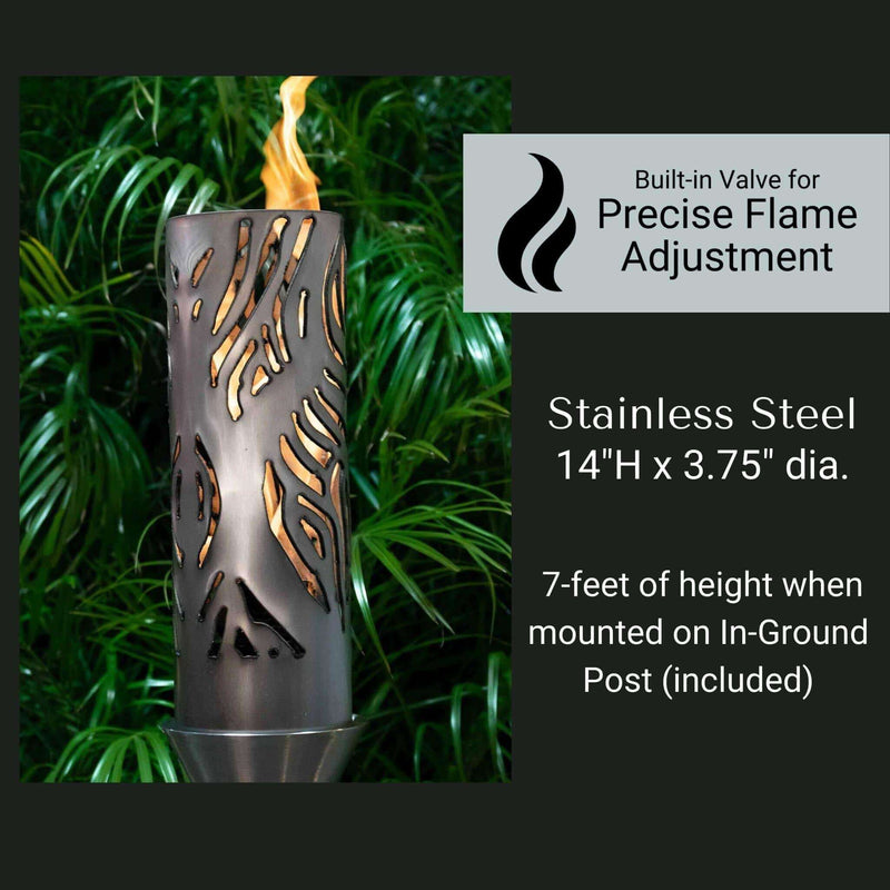 Hawi Fire Torch COMPLETE KIT - Stainless Steel - The Outdoor Plus