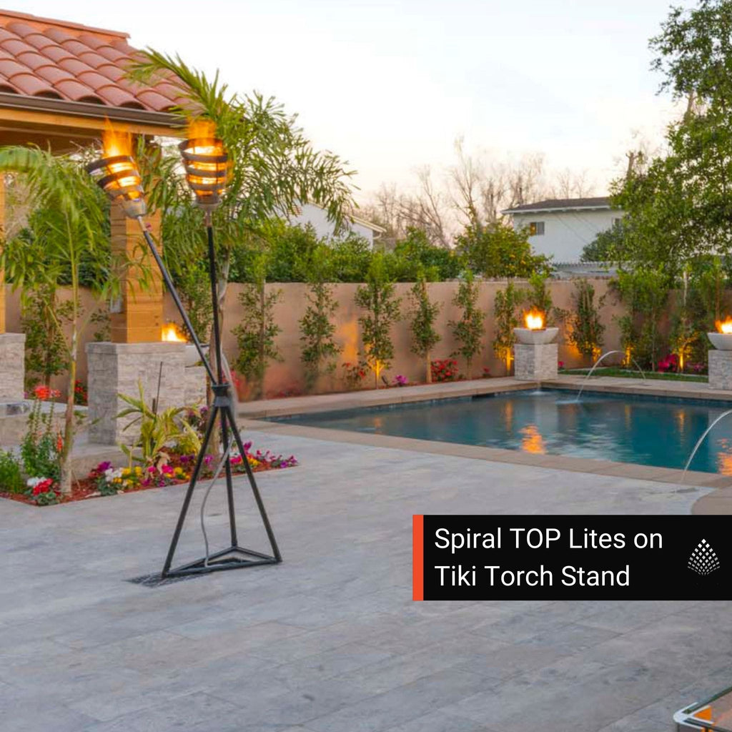 Coral Fire Torch in Stainless Steel - The Outdoor Plus