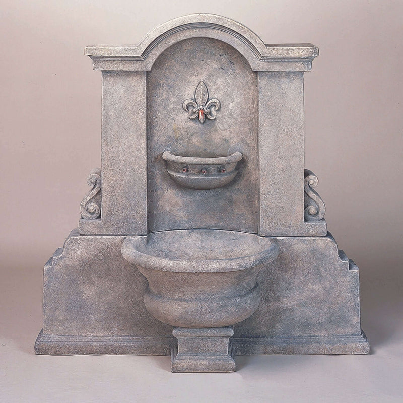 Flaminia Stone Water Fountain - Flatwall - Giannini 1063 - Fountainful