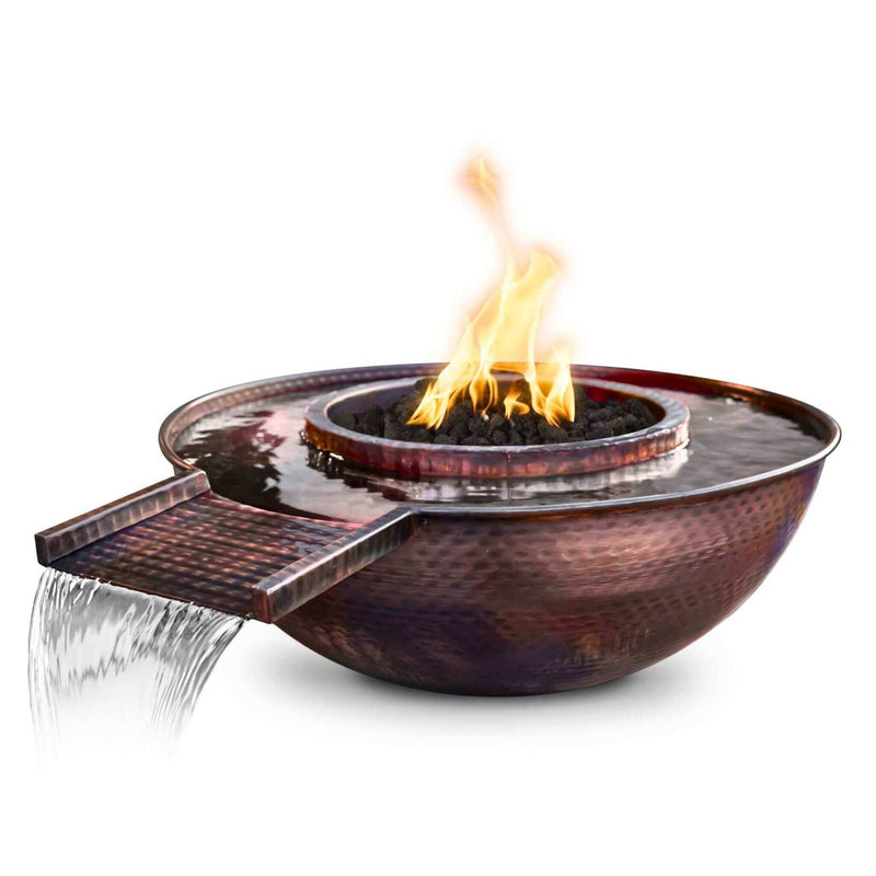 "Sedona" Gravity Spill Copper Fire & Water Bowl - The Outdoor Plus