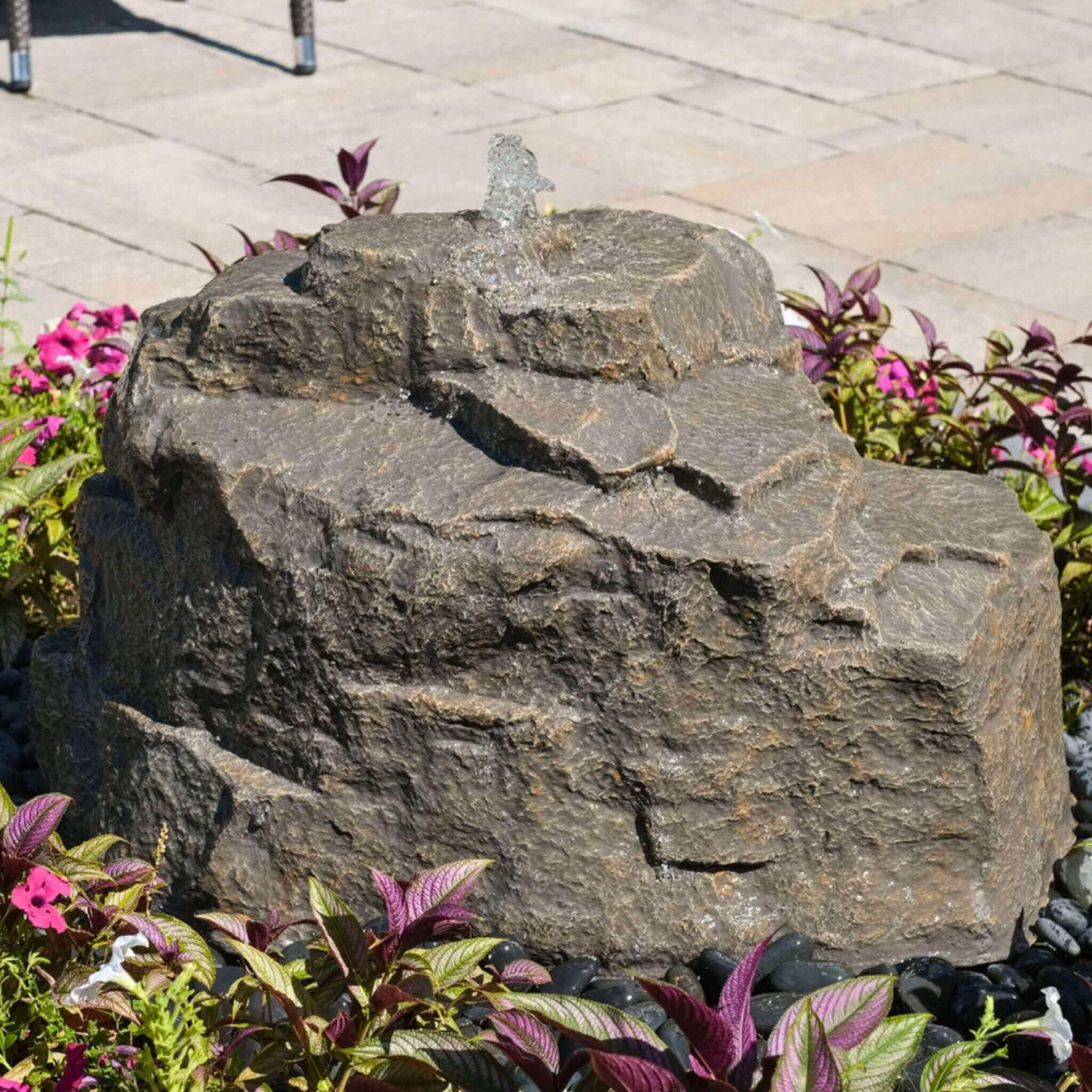 Mountain Spring GFRC Boulder Fountain Kit - Blue Thumb