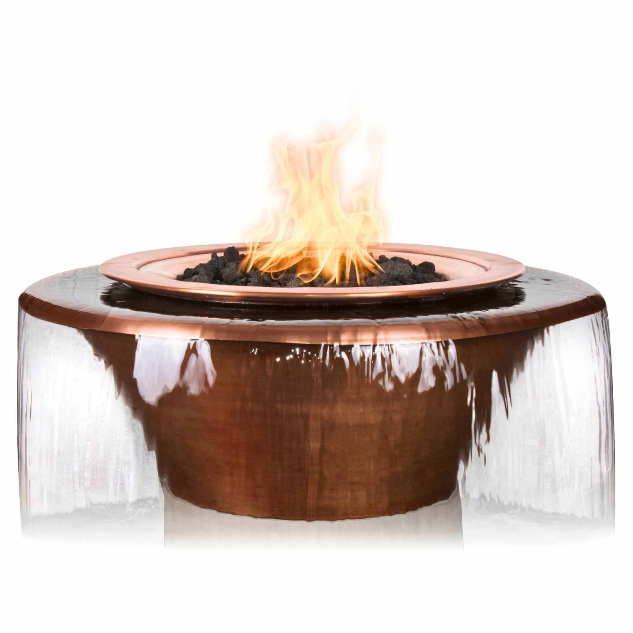 "Cazo" 360° Spill Copper Fire & Water Bowl - The Outdoor Plus