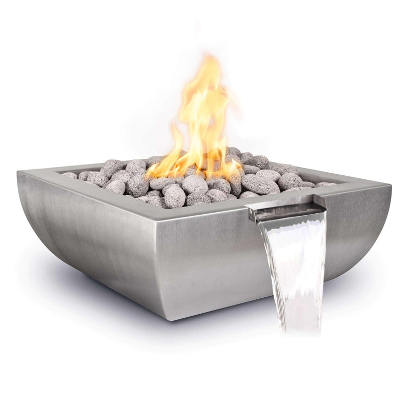 "Avalon" Stainless Steel Fire & Water Bowl - The Outdoor Plus