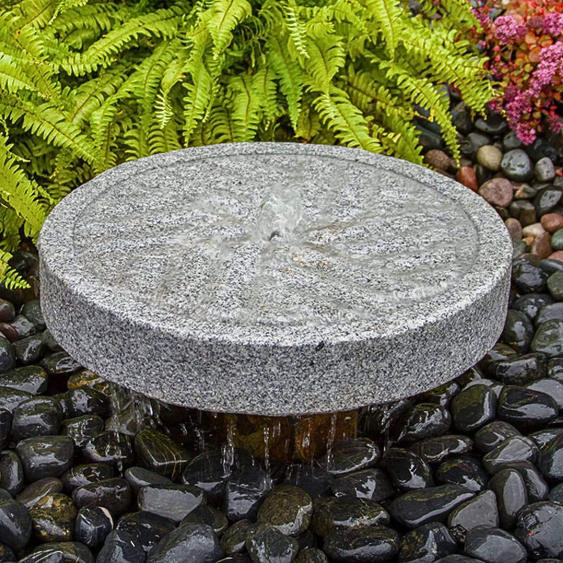 Granite Millstone "Angled" Fountain - Complete Kit - Blue Thumb
