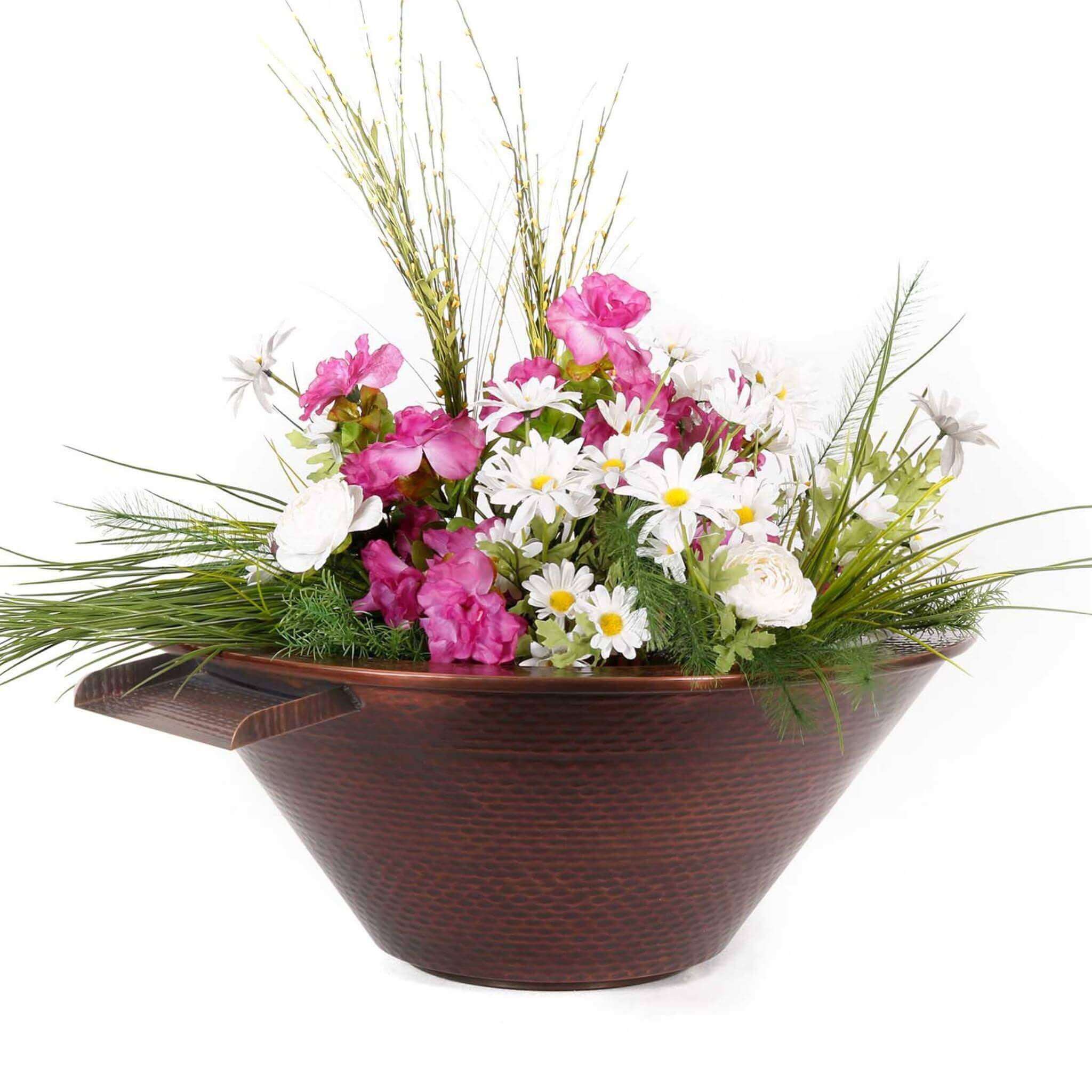 "Cazo" Copper Planter & Water Bowl - The Outdoor Plus