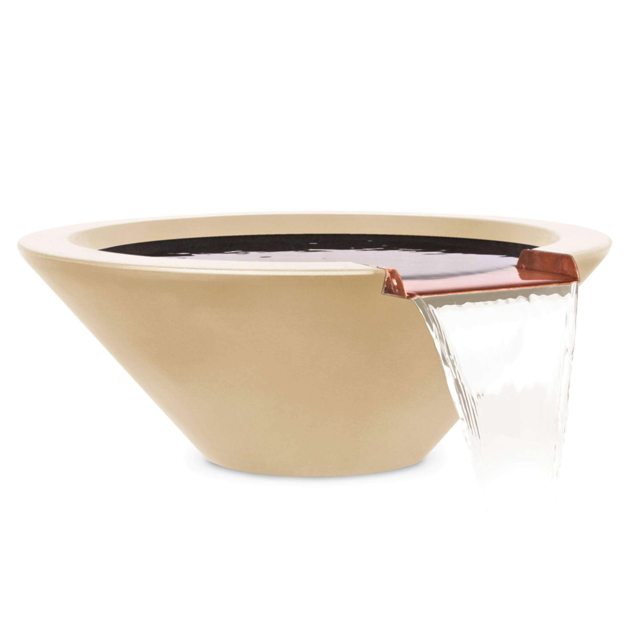 Cazo Woodgrain Concrete Fire & Water Bowl - Thumbnail 4