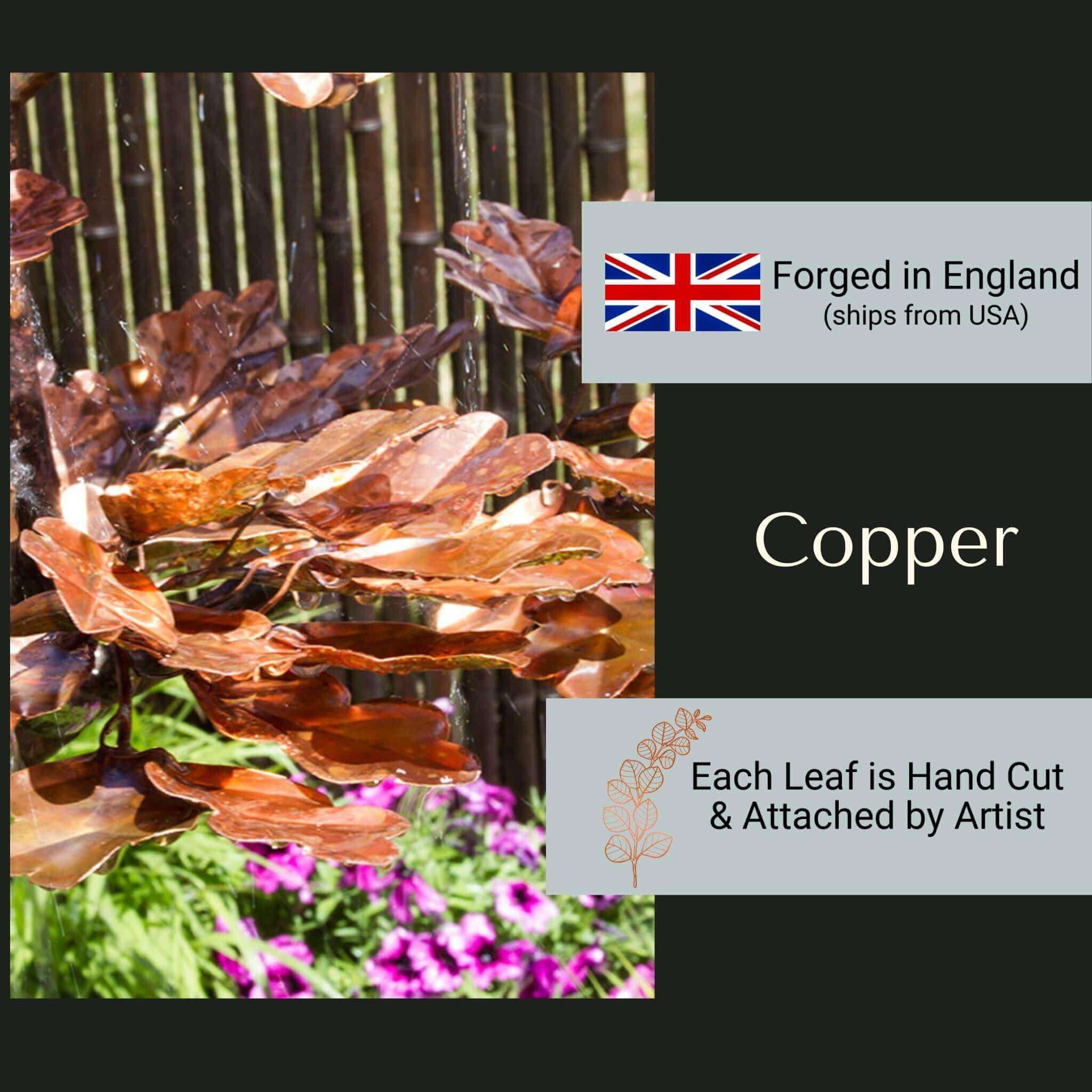 Oak Tree Copper Fountain Kit (Extra Tall) - Blue Thumb