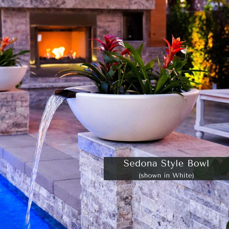 "Maya" Concrete Planter & Water Bowl - The Outdoor Plus