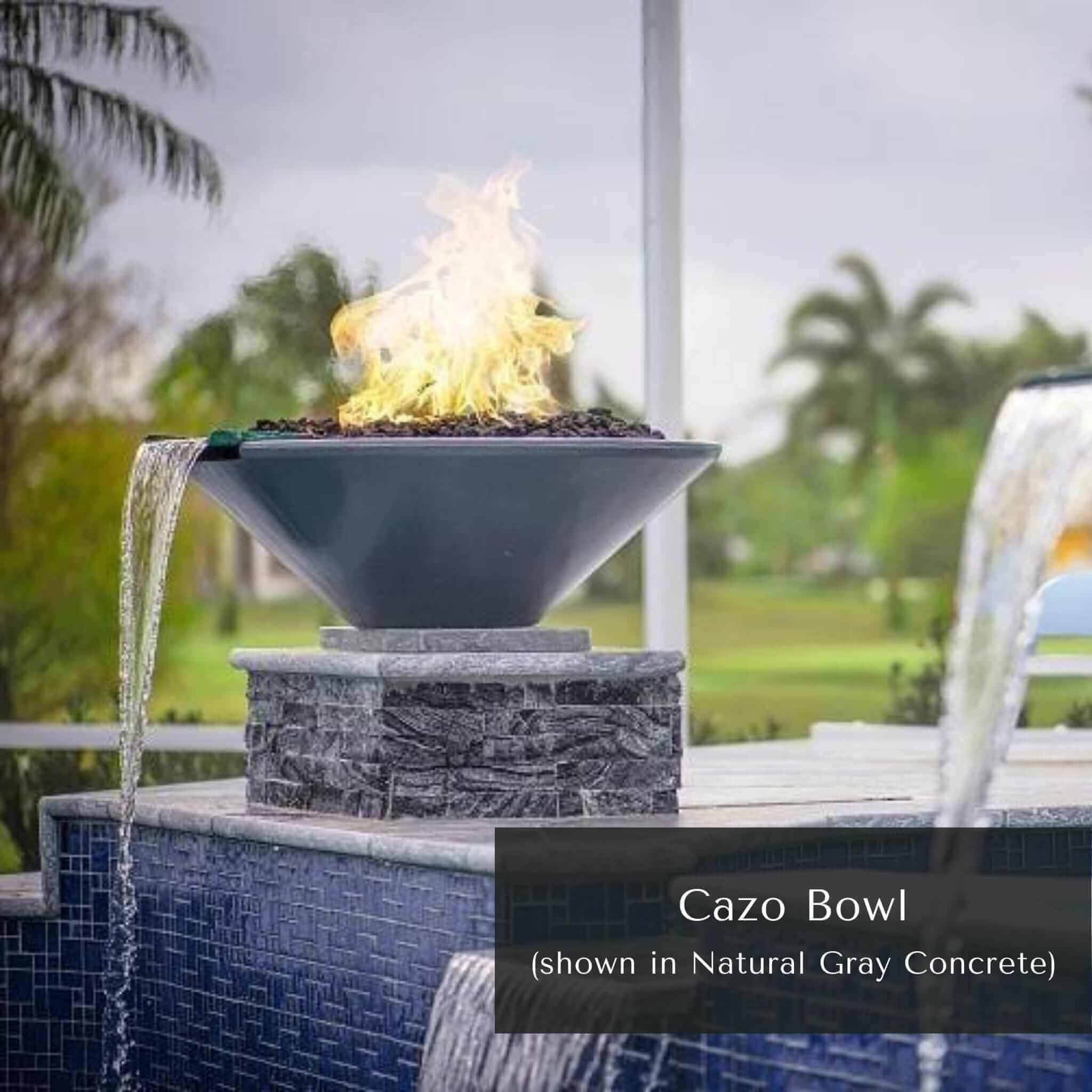 "Cazo" Concrete Fire & Water Bowl - The Outdoor Plus