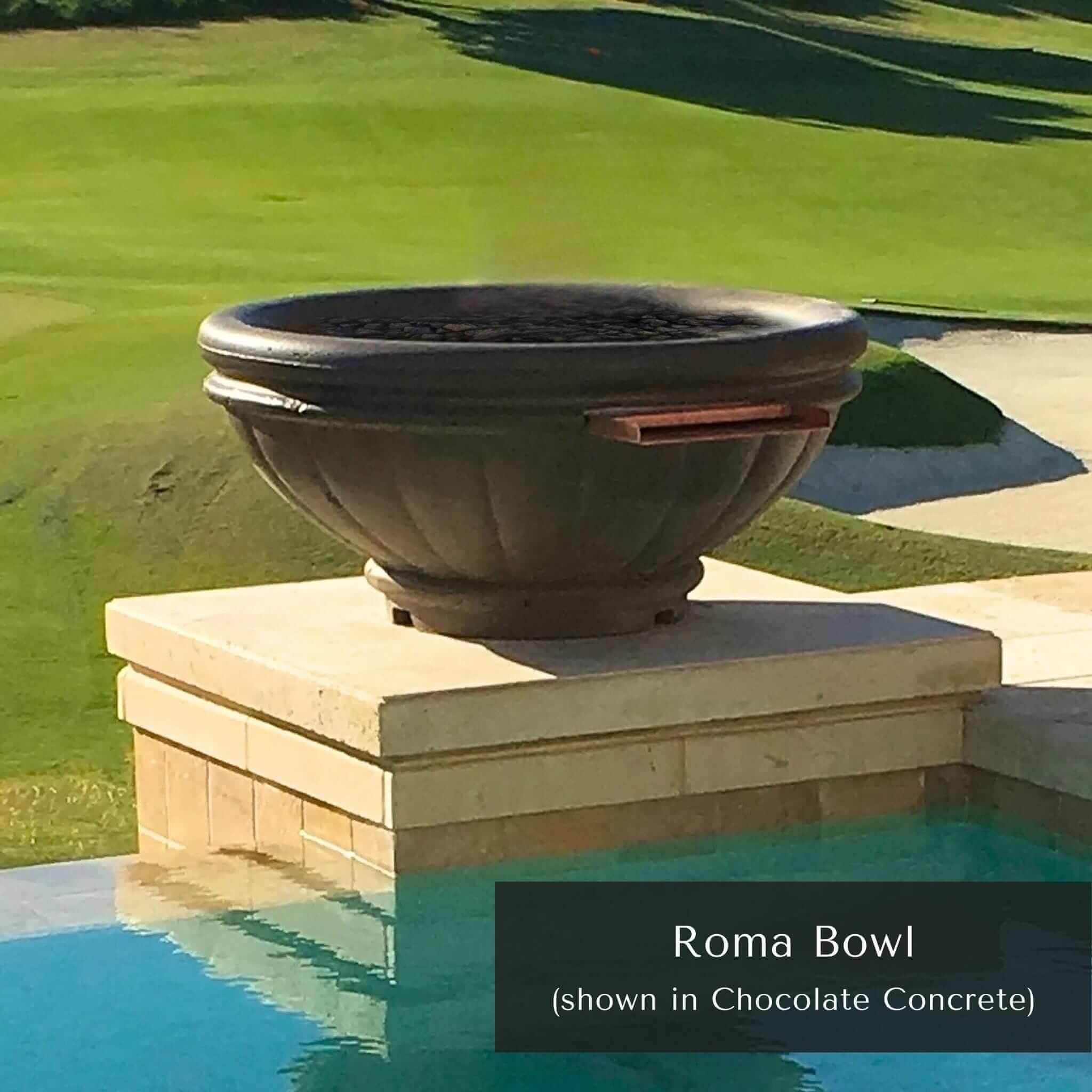 "Roma" Concrete Water Bowl - The Outdoor Plus