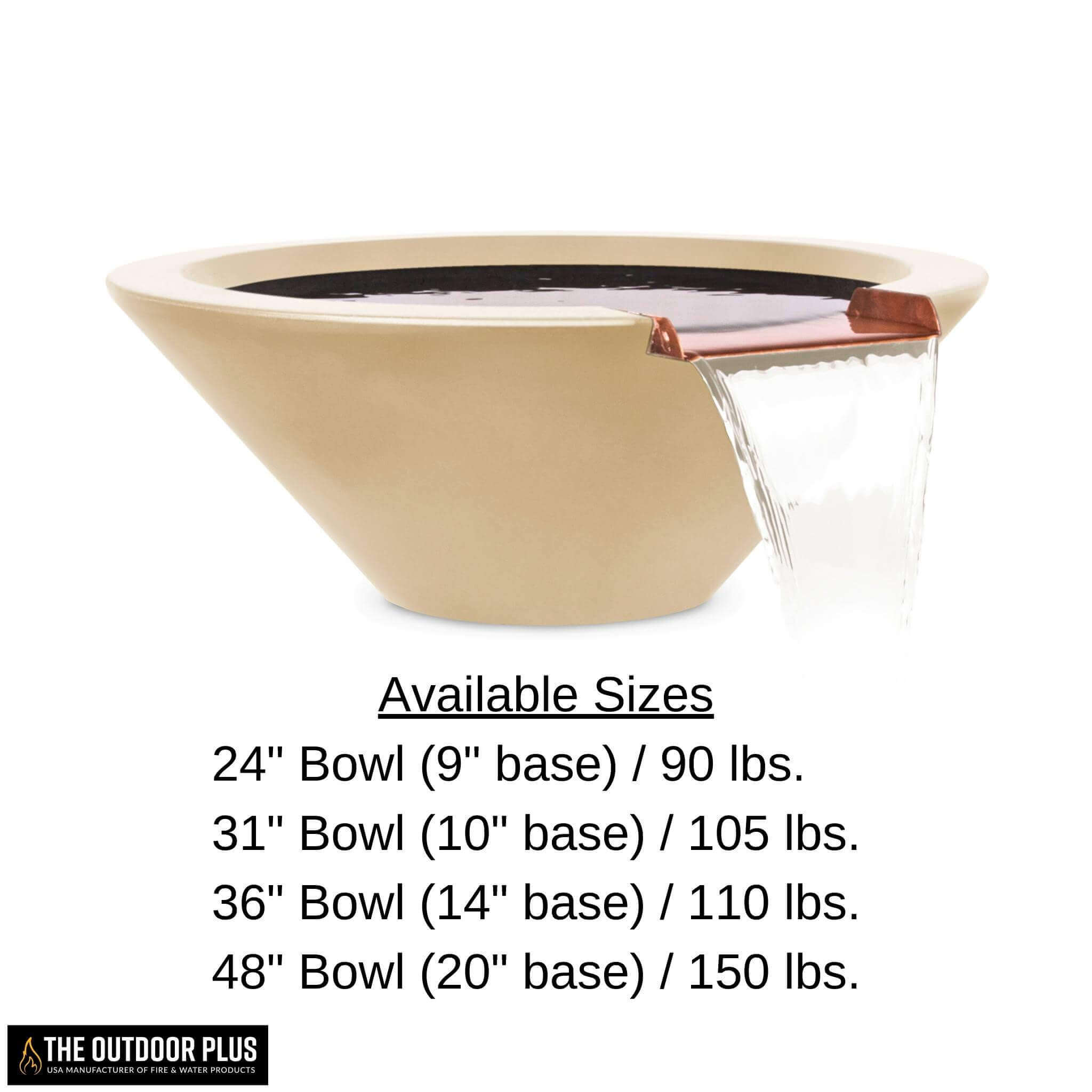 "Cazo" Concrete Water Bowl - The Outdoor Plus