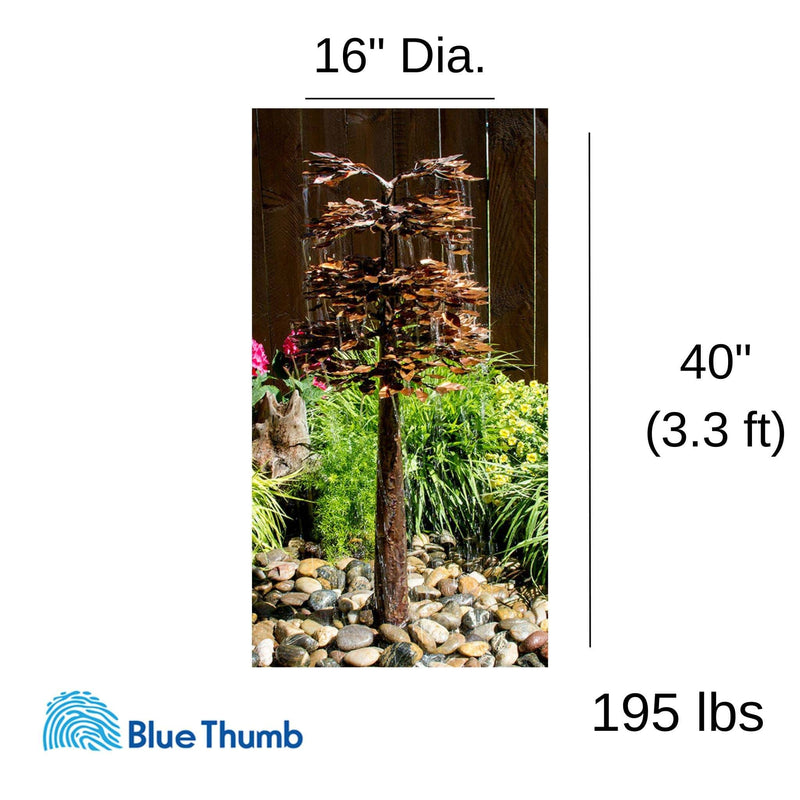 Sequoia Tree Copper Fountain Kit - Blue Thumb