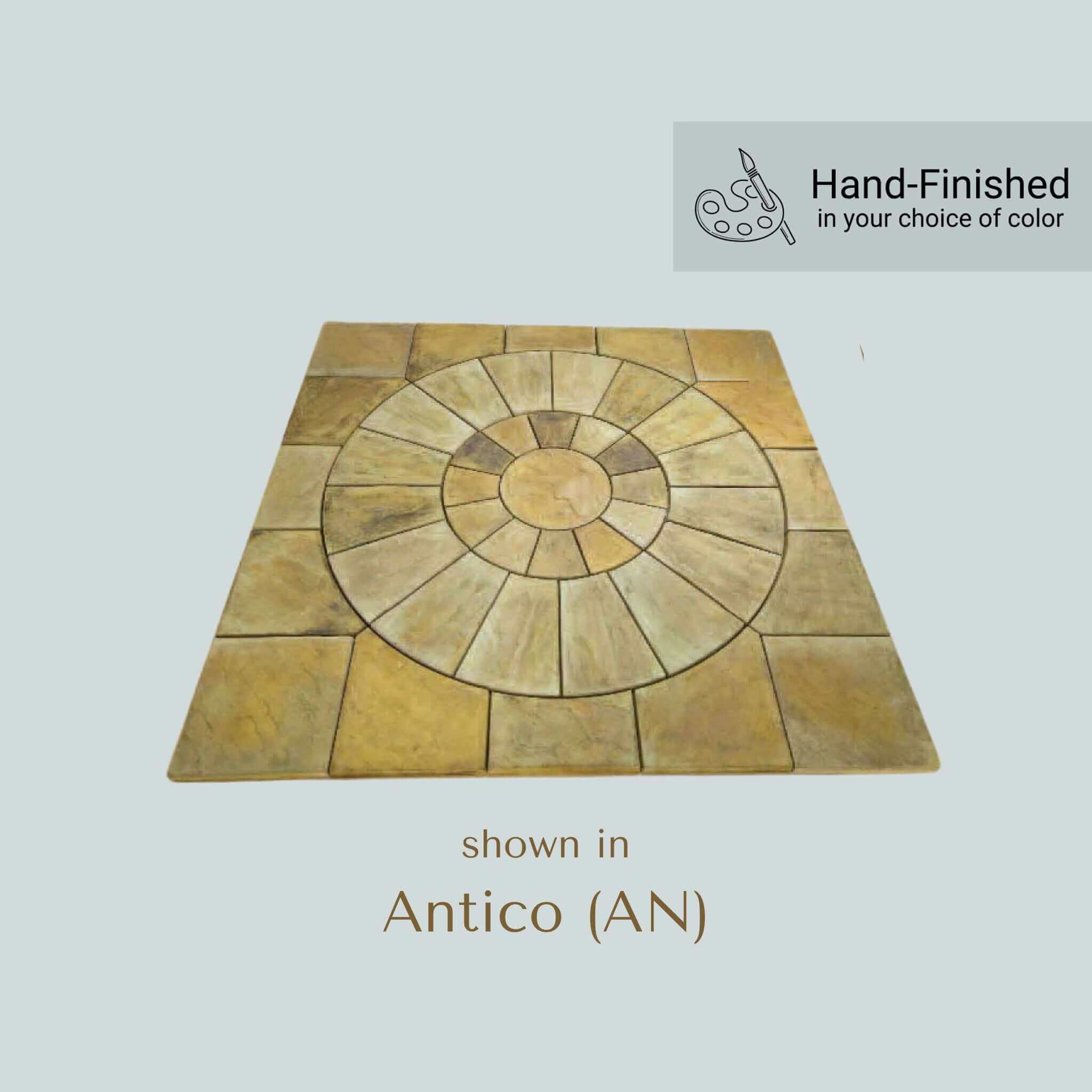 Giannini Garden Ornaments Square Slate Style Foundation for Fountain - Thumbnail 3
