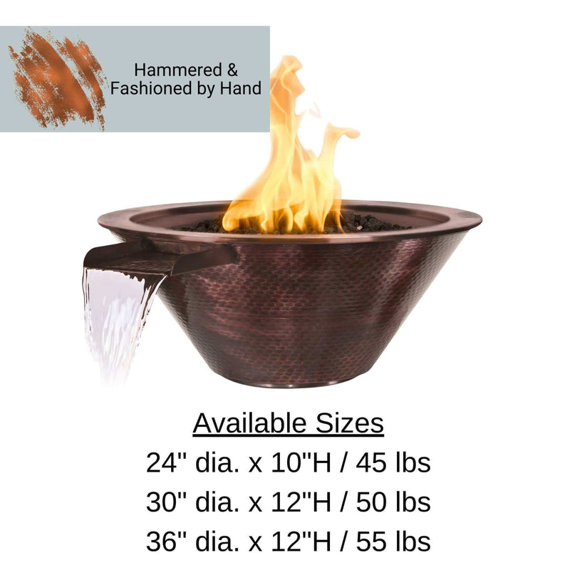 "Cazo" Copper Fire & Water Bowl - The Outdoor Plus