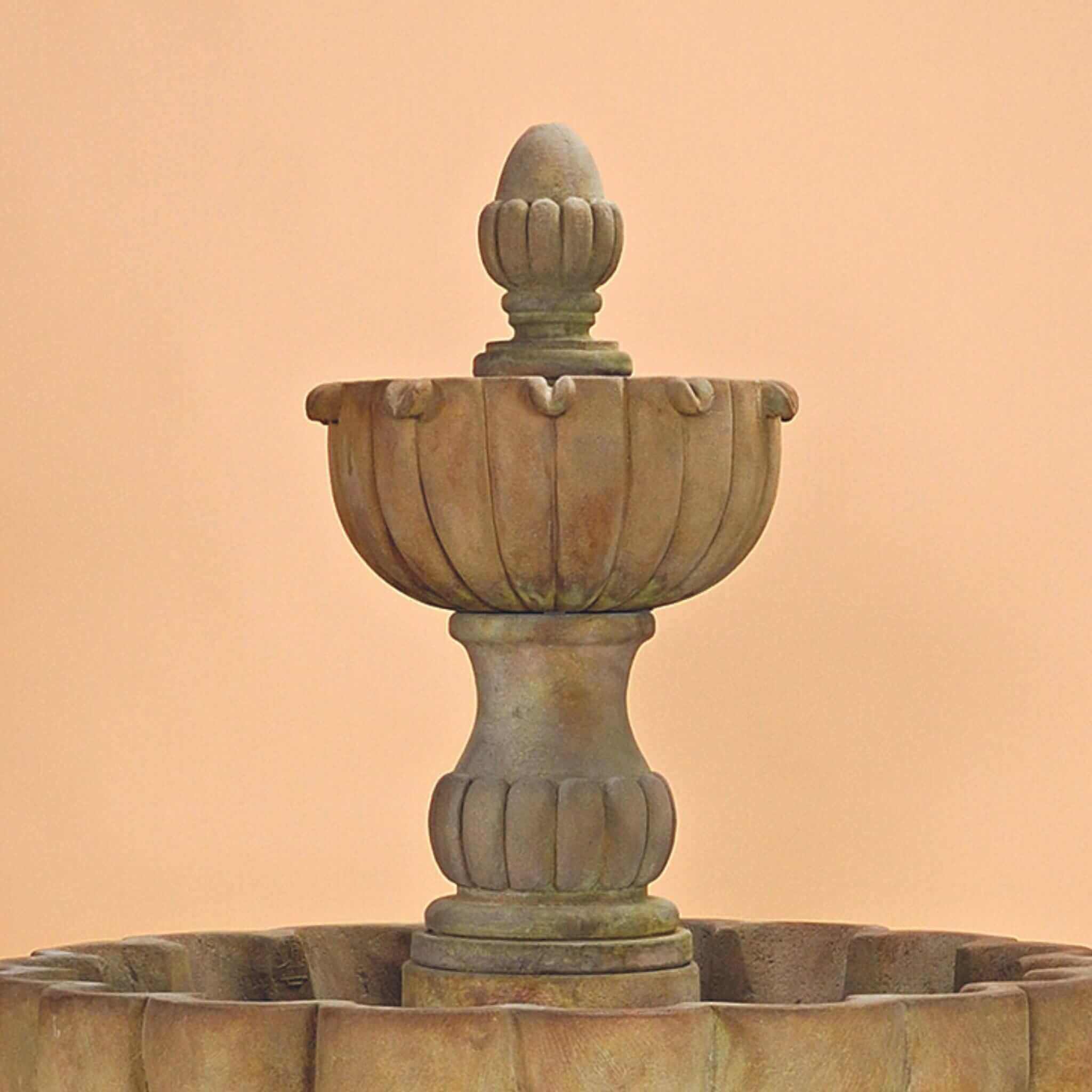 Urbino Grande 2-Tier Concrete Fountain - Giannini #1290