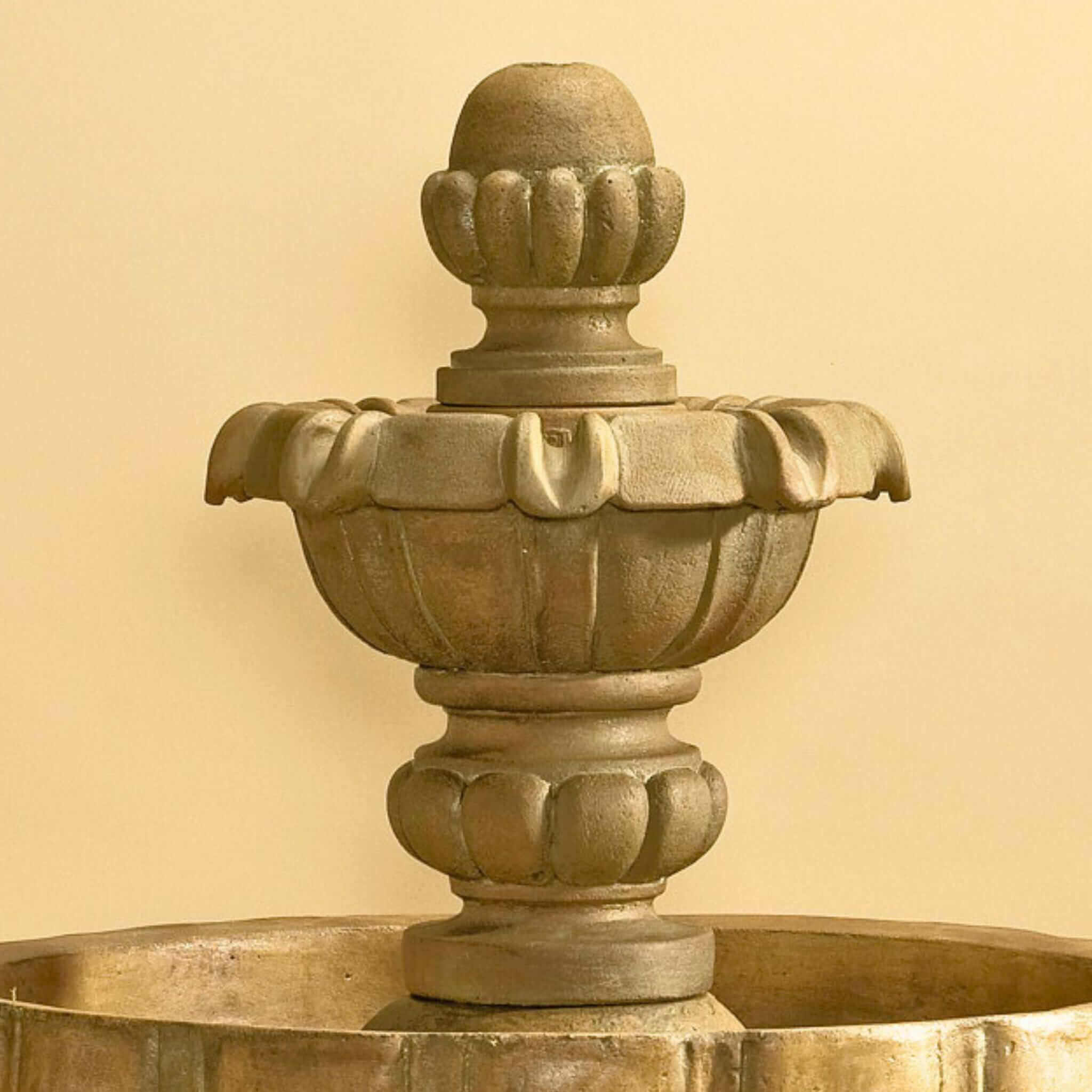 Serafina 2-Tier Concrete Fountain - Giannini #1627