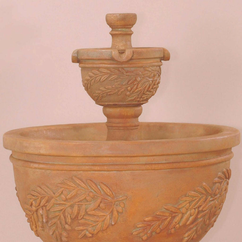 Oliva 2-Tier Concrete Fountain - Giannini