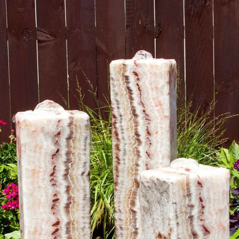 Red Onyx 3-Column Fountain - Complete Kit - Blue Thumb