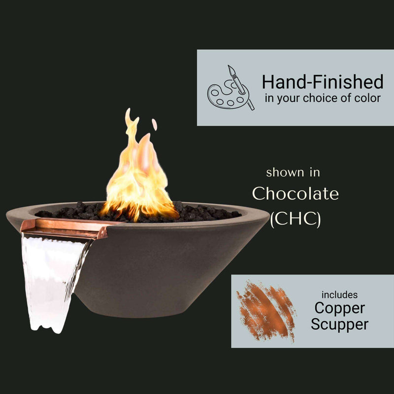 "Cazo" Concrete Fire & Water Bowl - The Outdoor Plus